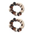 thumbnail image 3 of Juego de 2 bandas para el cabello de leopardo, bandas para el cabello, suaves, Sunnimix Gomas para el pelo con estampado de leopardo, 3 of 6