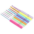thumbnail image 1 of Knitting  Set, 9 Pcs Ergonomic Handle Crochet Hooks  For Handicrafts, 1 of 8
