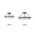 thumbnail image 2 of Hinkley Lighting - LED Semi-Flush Mount - Collier - 3 Light Small Semi-Flush, 2 of 7