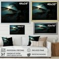 thumbnail image 4 of Designart "Serenity Under The Sapphire Solitude Palm" Palms & Palm Trees Floater Framed Canvas Wall Art, 4 of 5