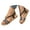 Black, variant on Women's Comfort Dressy Flat Sandals Bohemian Summer Shoes Orthopedic Slip on Walking Flats