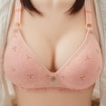 thumbnail image 2 of Deals under 5.00 LYXSSBYX Womens Plus Size Clearance 5.00 Women's Bra Soild Wire Free Underwear One-Piece Bra Everyday Underwear, 2 of 3