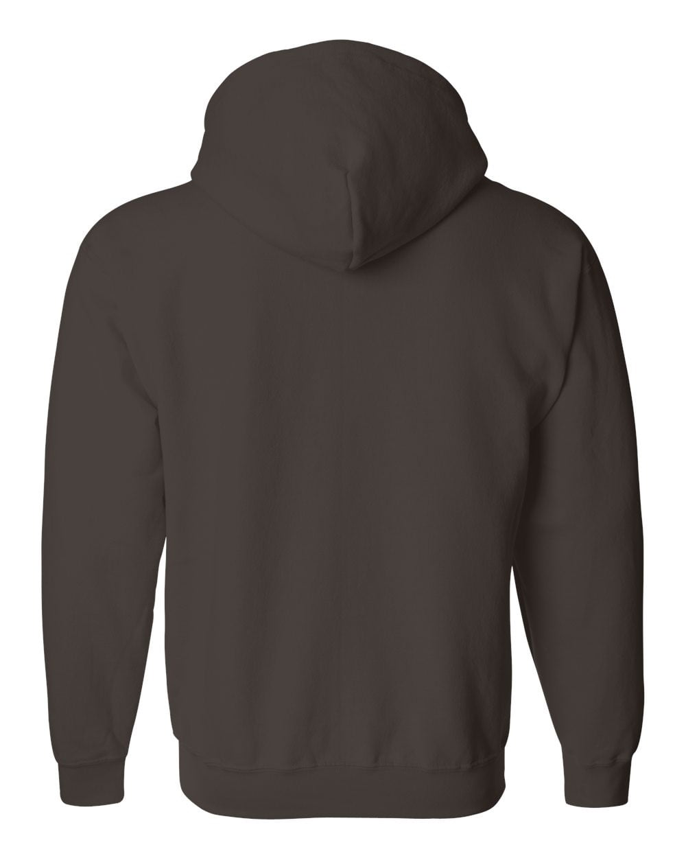 Gildan Mens Heavy Blend&nbsp;Full Zip Hooded Sweatshirt, 2XL, Dark Chocolate