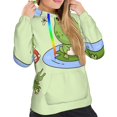 thumbnail image 4 of KLL Frog Amanita Mushroom for Womens Pullover Hoodie with Pocket Hooded Long Sleeve Shirts Sweatshirt for Women-XX-Large, 4 of 7