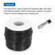 thumbnail image 5 of Cable de alambre de 328 pies (100 m) de acero inoxidable 304 recubierto de vinilo de 3/64" (1 mm) con 30 piezas de funda de aluminio negra, 5 of 7