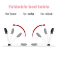 thumbnail image 3 of Laptop Bed Desk with Cup Holder (Pink)- Foldable Portable Lap Table w/Tablet Slot & Handle, 3 of 9