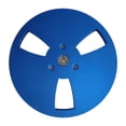 thumbnail image 1 of Bunblic 1/4 7 inch Empty Reel Aluminum Recording Accessories Lightweight Opening Machine Part Sturdy Open Reel Sound Tape Blue, 1 of 8