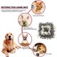thumbnail image 2 of Alfombrilla para Snuffle para perros, juguetes, manta, alimentación de entrenamiento para perros y mascotas IE075 (45x45cm, gris blanco) JM, 2 of 5