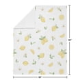 thumbnail image 3 of Sweet Jojo Designs Lemon Yellow Green and Beige Baby Security Blanket, 3 of 5