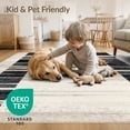 thumbnail image 4 of ODIKA Layering Vintage Faded Striped Distressed Bands Stripe Weathered Pet Friendly & Kids Safe Play for Playroom, Bedroom, Reading Nook, 4 of 7