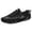 Black, variant on Men's Trail Shoes for Hiking Walking Slip on Summer Sports Shoes Breathable Non Slip Outdoor Mesh Lightweight Casual Camping Driving Sneakers White Size 7
