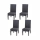 thumbnail image 1 of Fundas para sillas Parson, transformación del comedor con fundas grises extraíbles y lavables, diseño elástico que garantiza un ajuste perfecto, protección para sus sillas de comedor, juego de 4, 1 of 7