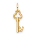 thumbnail image 1 of Pendentif Charme Collier Monogramme Initiale Lettre V en Or Jaune 14k, 1 of 8