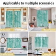 thumbnail image 5 of Teal Coastal Kitchen Curtains Window Panels, Starfish Coral Summer Beach Ocean Insulated Window Treatment Curtain, Grommet Curtains for Bedroom/Living Room/Bathroom, 2 Piece 52"Wx63"L, 5 of 8