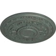 thumbnail image 3 of 30 5/8"OD x 2 1/2"P Tellson Ceiling Medallion (Fits Canopies up to 6 3/4"), Hand-Painted Cloud Burst Crackle, 3 of 7