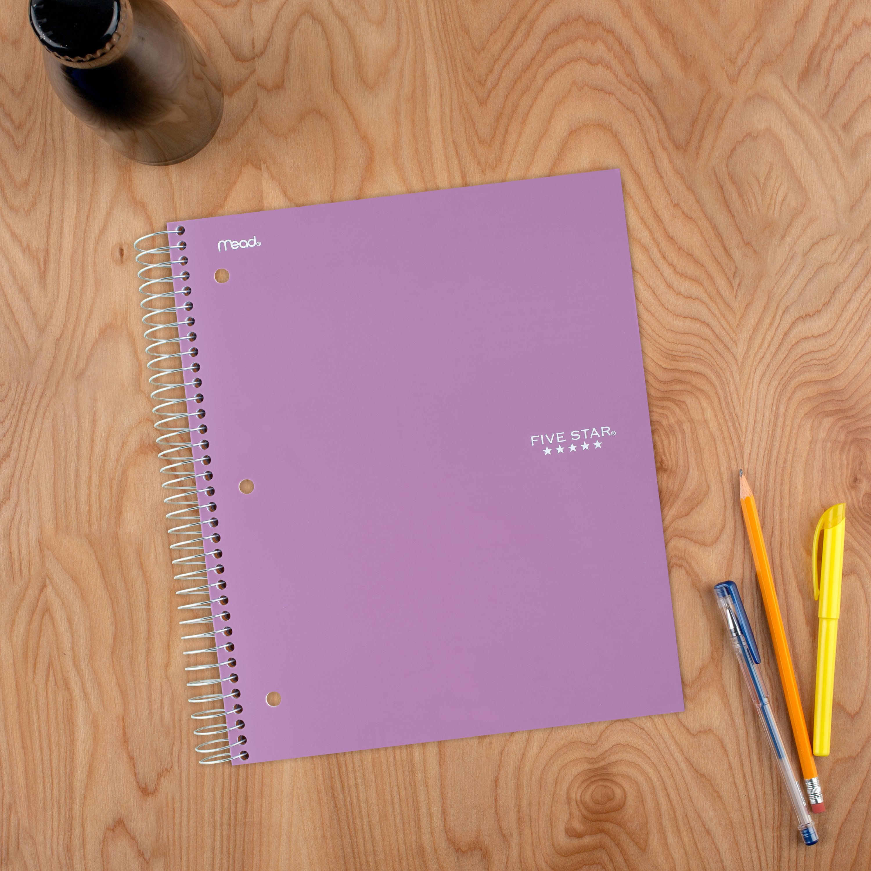 Five Star Spiral Notebook, 2 Subject, College Ruled, Tidewater (840004CG1-WMT)