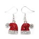 thumbnail image 4 of Nuevos pendientes de Navidad, joyería de muñeco de nieve de cristal, pendiente con pasador de árbol de Navidad para mujer, accesorios creativos para fiesta, regalos para niñas, 4 of 5