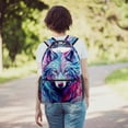 thumbnail image 6 of Lightweight Backpack Wolf School Bag Travel Laptop Daypack for Men Women Casual Rucksack, 6 of 6