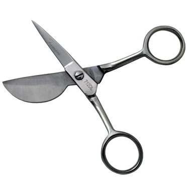 Famore Left-Handed Mini Duck Bill Applique Scissors 4-1/2in