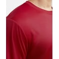 thumbnail image 4 of Hanes 2-Pack Cool Dri Men's T-Shirt Sport Performance Tee Comfort Ribbed Light, 4 of 5