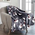 thumbnail image 4 of Winter Cabin Throw Blanket Soft Plush, 4 of 4