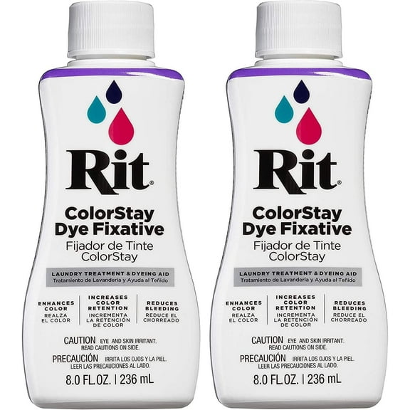 Rit Dye RIT COLORSTAY, 8 fl oz, Dye Fixative 2-Pack