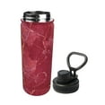 thumbnail image 2 of Gaeub Abstract Red Marble Print Stainless Steel Water Bottle,18oz Sports Insulated Kettle for Women Men,Suitable as a Gift, 2 of 7