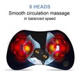 thumbnail image 4 of Massage Pillow Cervical Spine Massager Electric Massager Shiatsu And Vibration Massage Pillow With Heat HU5906, 4 of 7