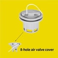 thumbnail image 3 of Sidaley Válvula de aire para bote inflable, 4 Uds., válvulas prácticas a prueba de fugas, adaptador de 8 orificios, accesorios, accesorios Bombillas para automóviles, 3 of 5