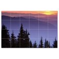 thumbnail image 1 of Mountain Scene Ceramic Tile Mural Kitchen Backsplash Bathroom Shower, 405630-M64, 1 of 3