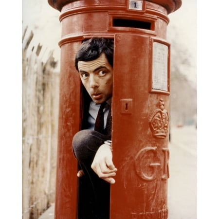 Mr. Bean Rowan Atkinson comedy classic Royal Mail box 24x36 Movie Poster HD Aluminum Wall Art
