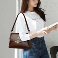 thumbnail image 4 of Bolsos cruzados de cuero de PU para mujer, bolsos de mensajero de hombro para mujer, bolsos y carteras de diseñador de lujo para mujer, 4 of 5