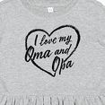 thumbnail image 4 of Inktastic I Love My Oma and Opa in Black Chalk Heart Girls Toddler Dress, 4 of 5