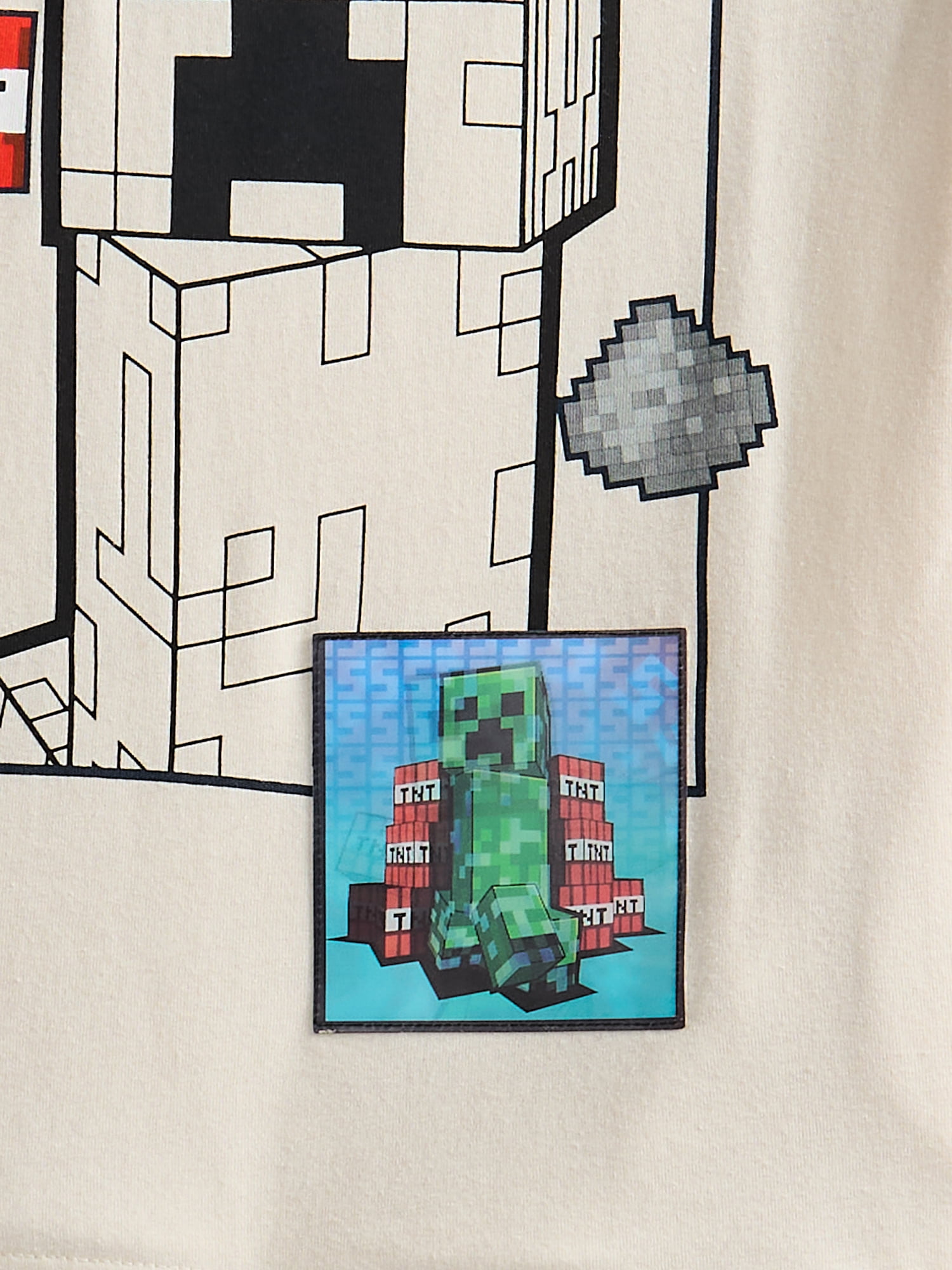 Minecraft Boys Graphic Tee and Fleece Shorts Set, 2-Piece, Sizes 4-16