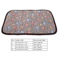 thumbnail image 4 of Summer Dog Mat DoubleSided Pet Cooling Cushion Soft Breathable Cat Sleeping Bed(Coffee Color Footprint L), 4 of 4