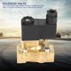thumbnail image 4 of Válvula de agua eléctrica, válvula solenoide piloto de dos posiciones y dos puertos G3/8 Respuesta rápida de válvula normalmente cerrada, 4 of 10