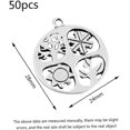 thumbnail image 4 of Jinsinto 50pcs Silver Pendant for Jewelry Making 4 Seasons Spring Summer Autumn Winter Theme Pendants Hand Accessory, 4 of 5
