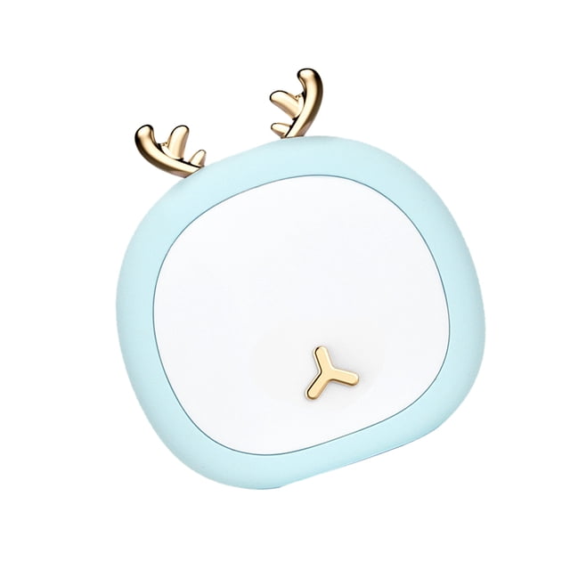 Naiovety Lámpara de noche 2W USB recargable Luz de escritorio continua Decoración ajustable Luz de lectura, Tipo 1, Rosa Iluminación y accesorios Azul ciervo Naiovety HA006322-01