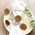 thumbnail image 4 of Set of 6 Napkin Rings for Wedding, Banquet, Dinner, Handmade Decoration, Mesh, Western Dinner Napkin Rings for Christmas Party, 4 of 5