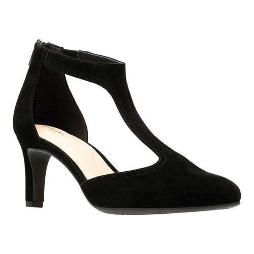 clarks sheer lily leather pumps