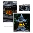 thumbnail image 4 of 2024 Latrodar Solar Outdoor Lights,LED Night Light,Outdoor Pagoda Garden Statue, Solar Statue Garden Decoration, Outdoor Garden Lantern,LED Garden Lights with, 4 of 7