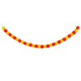 thumbnail image 2 of CoreLiving Artificial Flower Garland Marigold Garland Vibrant Floral Strings for Diwali Decorations for Home Day of the Dead Ofrenda Decor Backdrop, 2 of 10