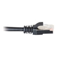 thumbnail image 3 of C2G 75ft Cat5e Snagless Shielded (STP) Ethernet Network Patch Cable - Black - Patch cable - RJ-45 (M) to RJ-45 (M) - 75 ft - STP - CAT 5e - molded, stranded - black, 3 of 3