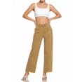 thumbnail image 3 of I AM A FASHION JUNKY Zenana Straight Leg Utility Pocket Jeans (DEEPCAMEL, XL), 3 of 3