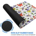 thumbnail image 6 of Long Mouse Pads for Desk,White Cartoon Dinosaurs Eggs Pattern Desk Mats on Top Of Desks, Desk Mouse Pad Extra Large with 3mm Non-Slip Base and Stitched Edge for Gaming,Office,Work,Home 31.5"x11.8", 6 of 6
