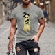 thumbnail image 1 of Blusas y camisas de manga corta y cuello redondo para hombre. Blusas/camisetas de manga corta con cuello redondo y estampado de Halloween para hombre. Blusa para hombre., 1 of 5
