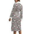 thumbnail image 6 of Biekopu Female Nightwear, Cartoon Patterns Print O-Neck Long Sleeve Jumpsuit, 6 of 9