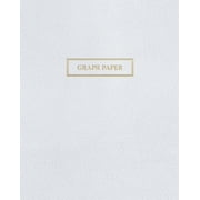 Graph Paper: Executive Style Composition Notebook - White Leather Style, Softcover - 8 x 10 - 100 pages (Office Essentials), (Paperback)