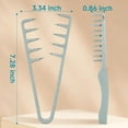 thumbnail image 5 of Texture Comb, Volumizing Fluffy Texture Styling Comb for Men and Women, Wide Tooth Comb Root Lifter Hair Styling Tool for Volume, Fringe Parting & Curly Hair, ABS Plastic (2PCS, Grey), 5 of 8