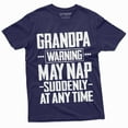 thumbnail image 4 of Men'S Grandpa Funny Tshirt Grandfather Warning Nap Shirt Humor Pop Shirt (XX-Large Military Green), 4 of 6